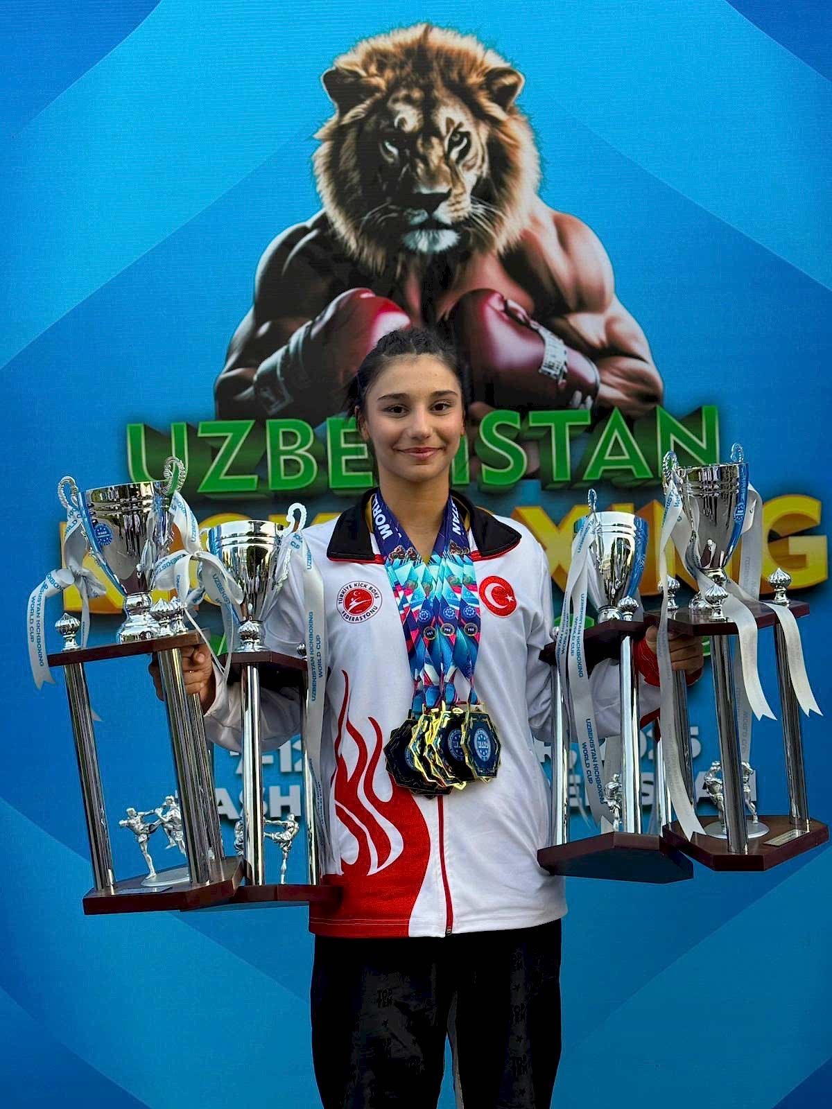 ÖZBEKİSTANDA TARİHİ ZAFER! TÜRKİYE DE BİR İLK TEK SPORCU 6 MADALYA 4 ŞAMPİYONLUK!