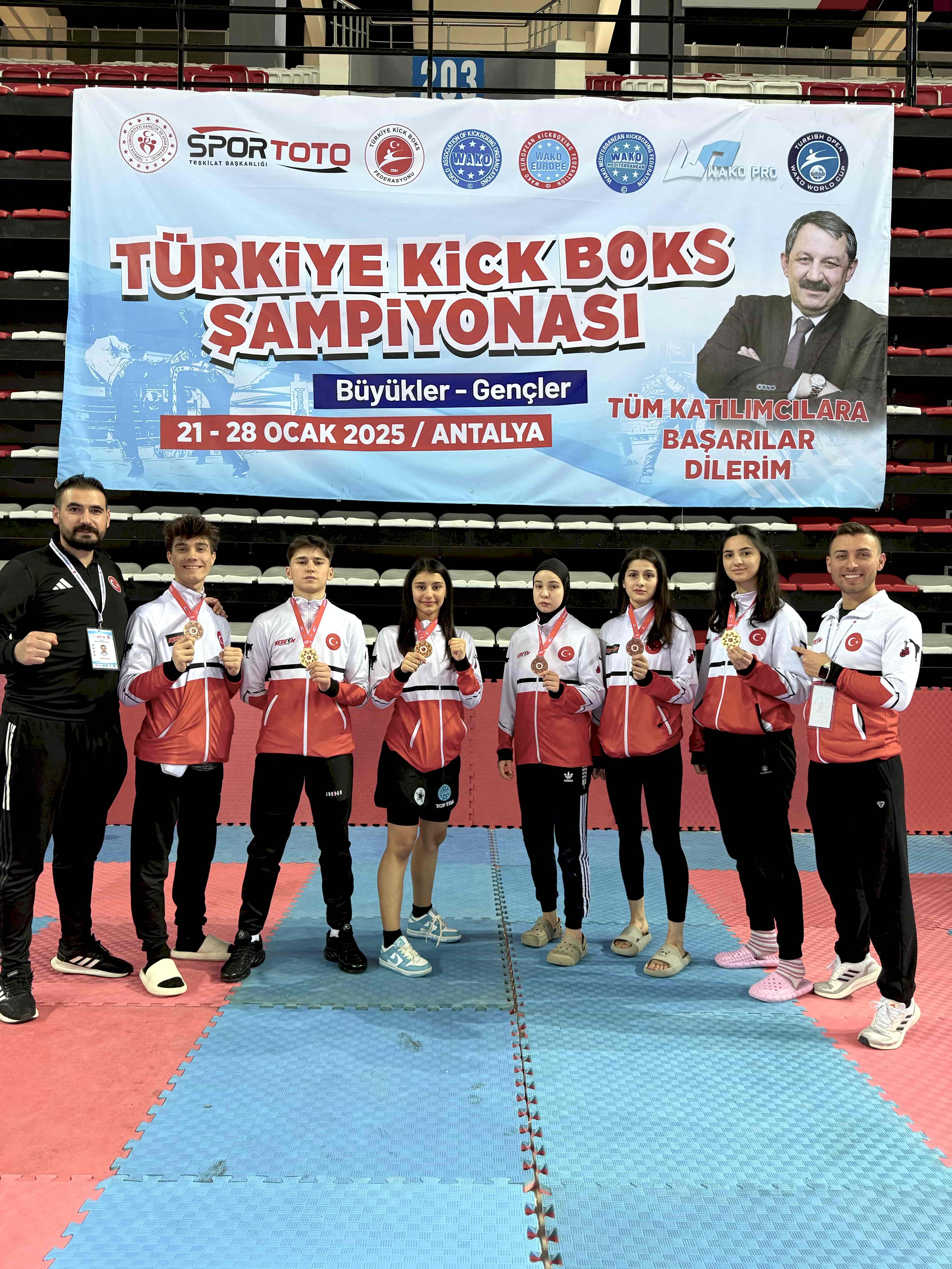 MİLLİ SPORCULARIMIZDAN 3 ALTIN 3 BRONZ (25-29 OCAK 2025 ANTALYA)